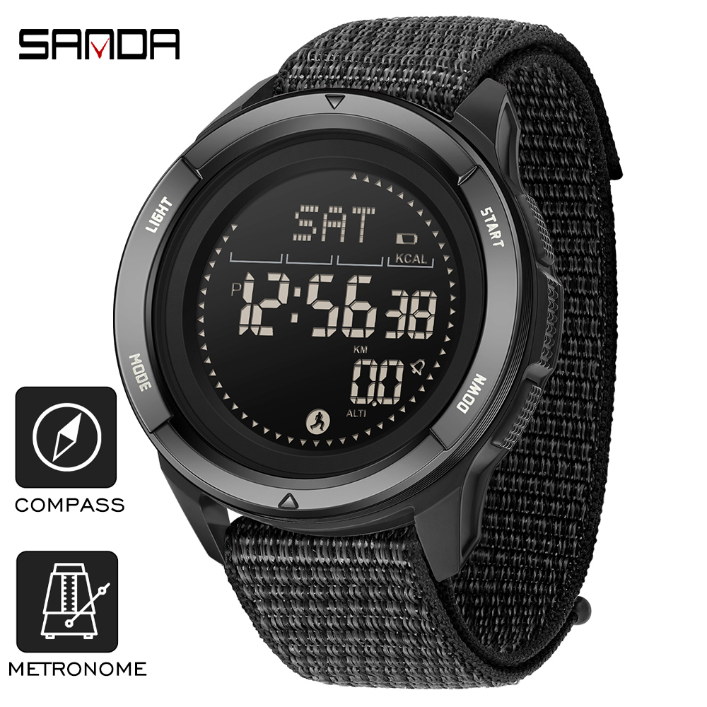 Compass Lensatic - SANDA Brand Electronic Watches Mens Sports