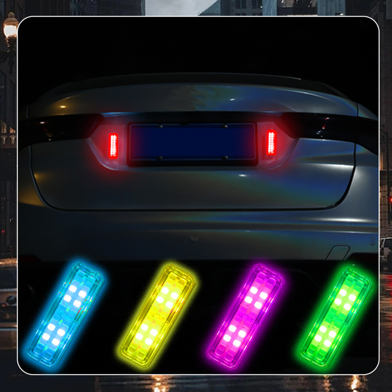 Sos Light Strobe - Automotive LED Solar Warning Light Motorcycle