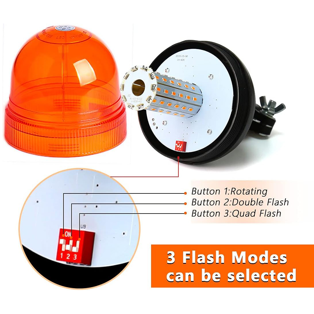 60 LED Amber Tractor Motorcycl - đánh giá và giá Sos Light Strobe