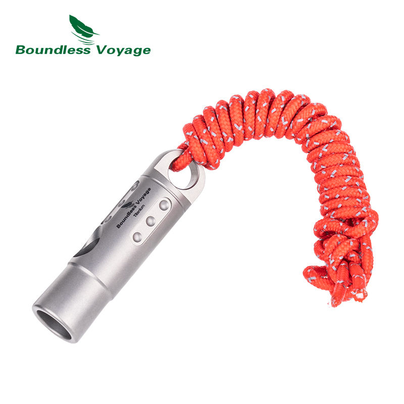 Boundless Voyage Titanium Whis - đánh giá và giá Emergency Whistle Loud