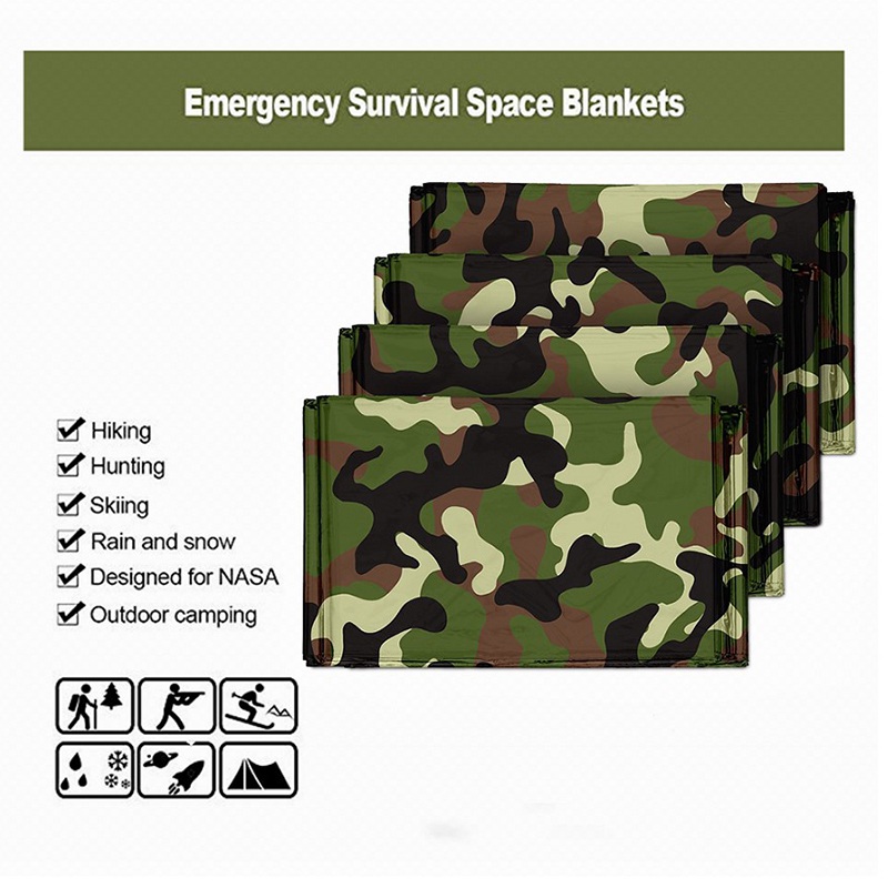 1pcs Emergency Thermal Blanket - đánh giá và giá Emergency Poncho Rain