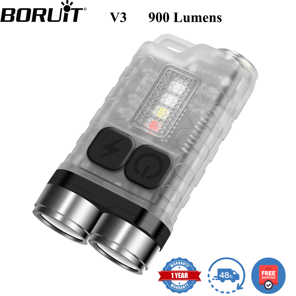 BORUiT V3 LED Móc Khóa Di Động - đánh giá và giá Fishing Kit Compact