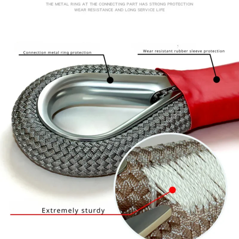 New Car Towing Rope Off-road V - đánh giá và giá Rescue Rope Throw