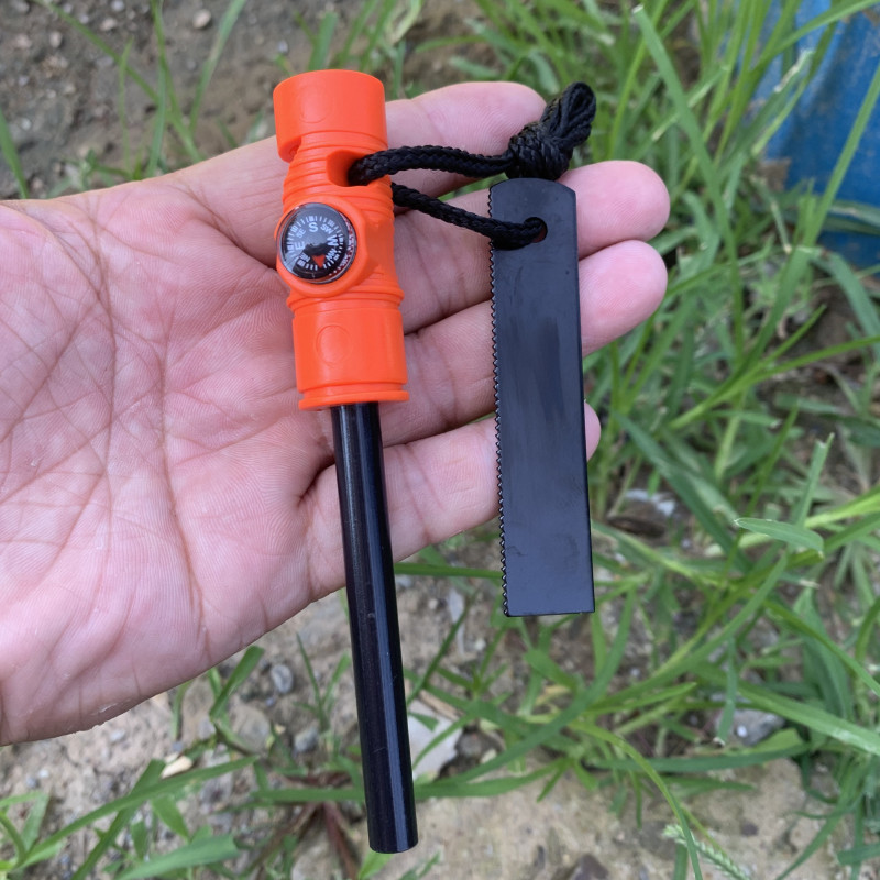 Multifunctional Long Tactical  - đánh giá và giá Magnesium Fire Starter