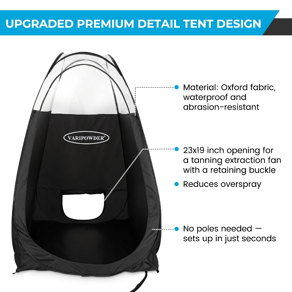 Black Spray Tanning Tent Porta - đánh giá và giá Emergency Mylar Tent