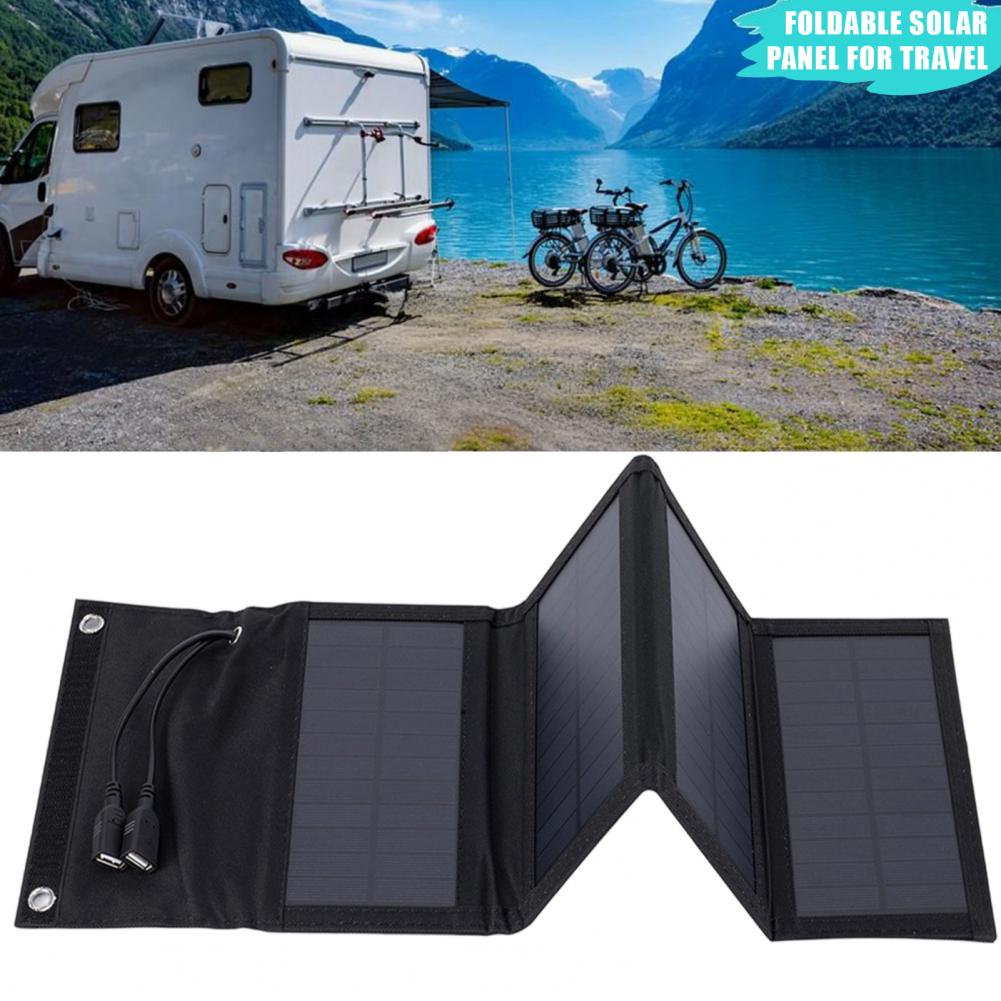 Portable Solar Charger Foldabl - đánh giá và giá Solar Emergency Charger