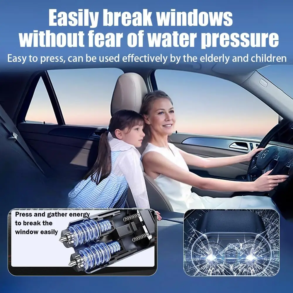Car Safety Hammer 2-in-1 Windo - đánh giá và giá Rescue Rope Throw