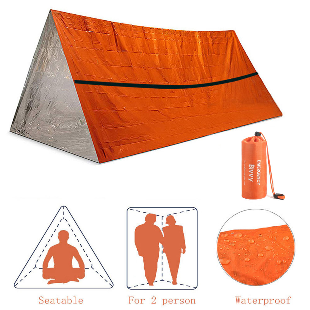 2 Person Emergency Shelter Biv - đánh giá và giá Emergency Mylar Tent