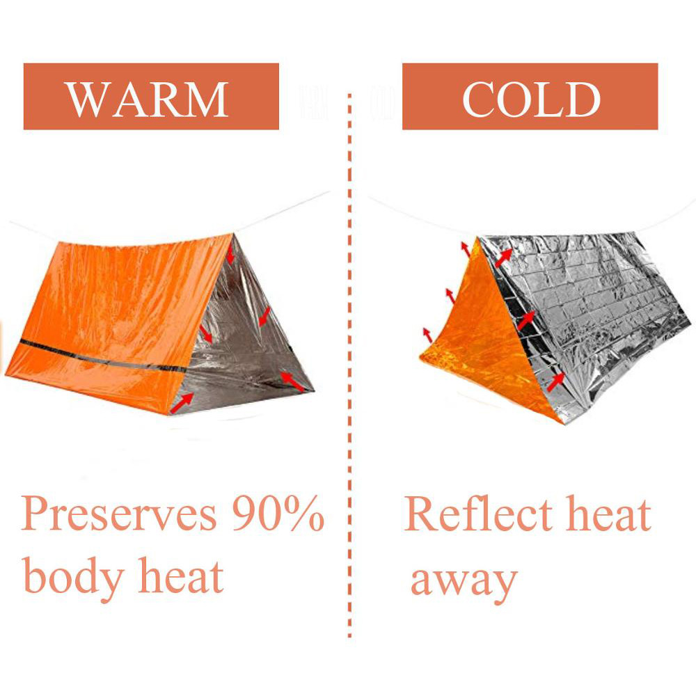 2 Person Emergency Shelter Biv - đánh giá và giá Emergency Mylar Tent