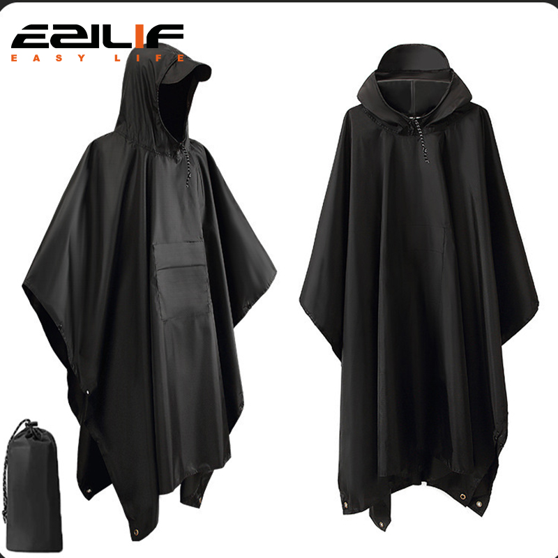 3 In 1 Outdoor Military Rainco - đánh giá và giá Emergency Poncho Rain