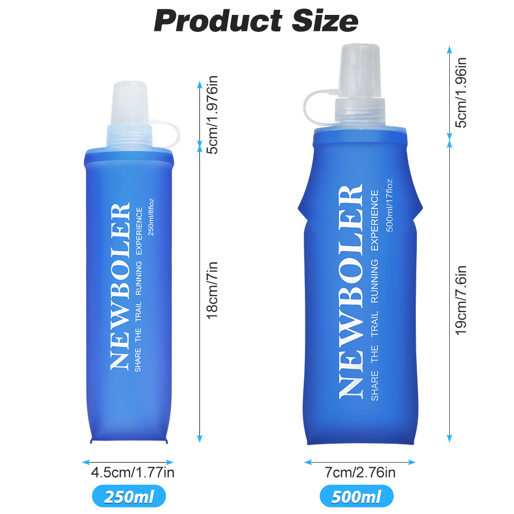 NEWBOLER 150ml 250ml 500ml Wat - đánh giá và giá Water Bag Collapsible