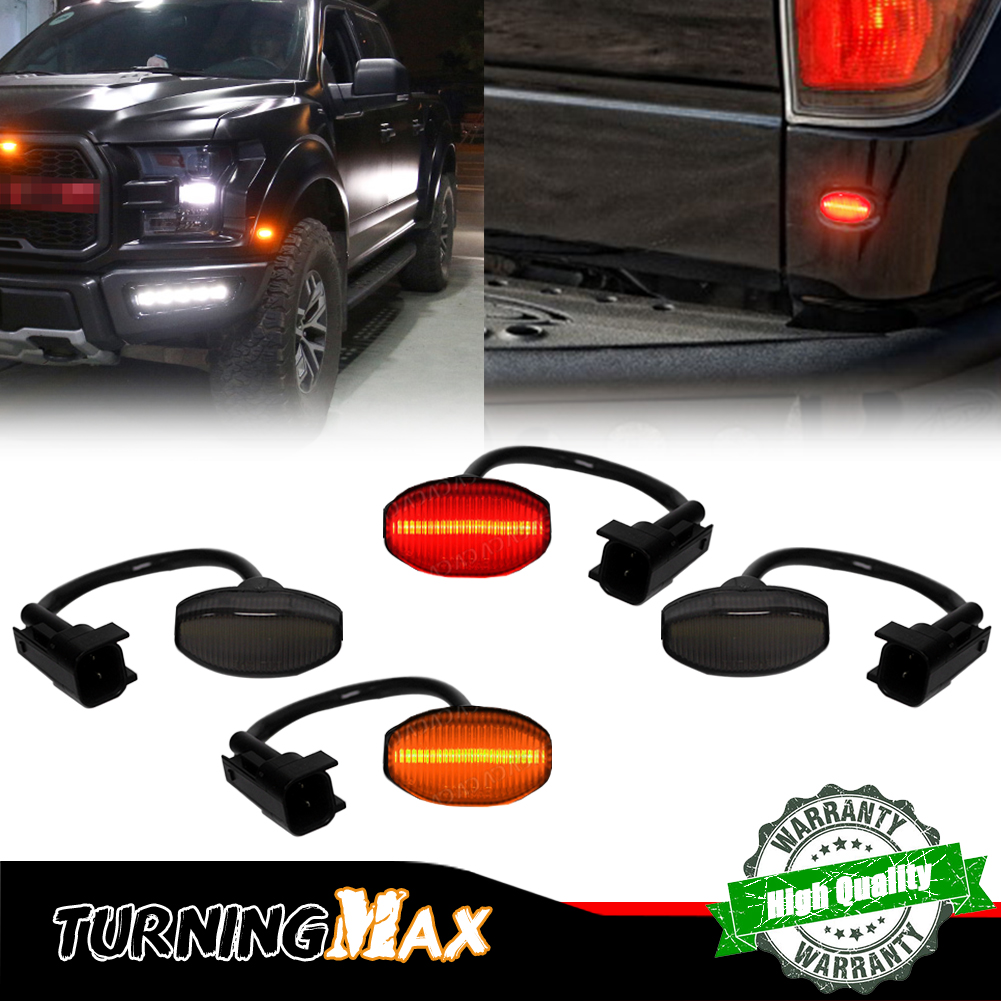 4PCS Smoked Lens Front Amber & - đánh giá và giá Signal Flare Kit