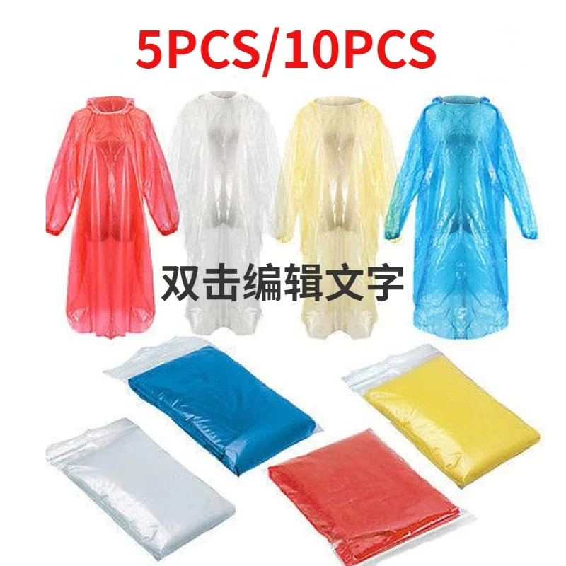 5/10PC Disposable Raincoat Adu - đánh giá và giá Emergency Poncho Rain