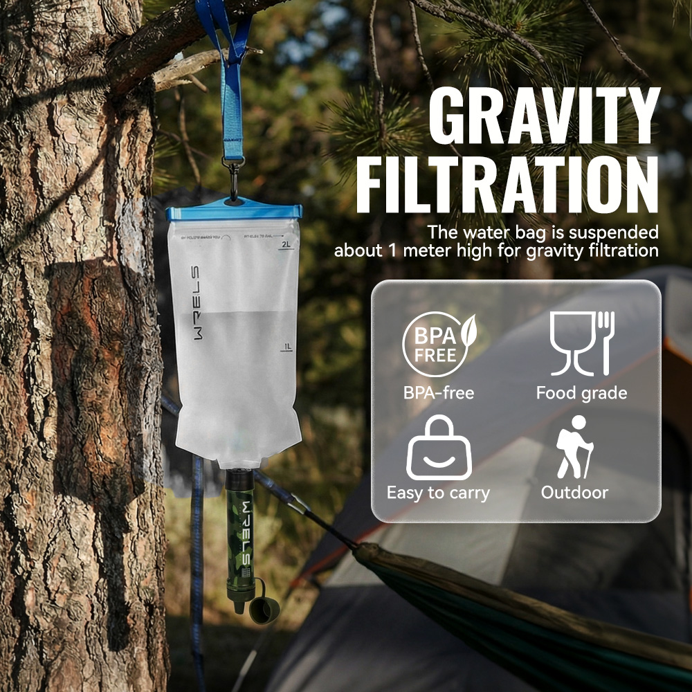 WRELS Camping Outdoor Water Pu - đánh giá và giá Water Purification Straw